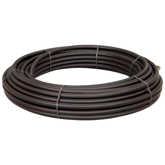 Paineviemäriputki Pipelife PEH  ruskearaitainen PN10 PE100 SDR17 eri vaihtoehtoja