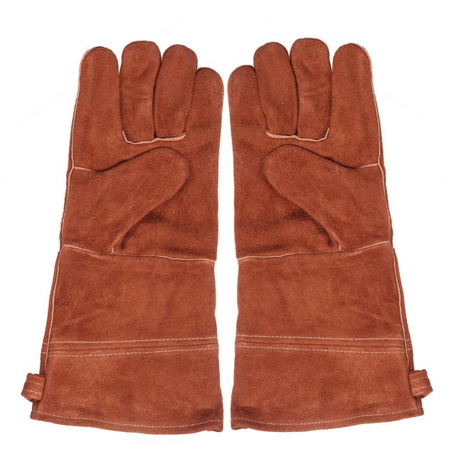 Grillaushanskat Pepper, 38cm, nahka, ruskea