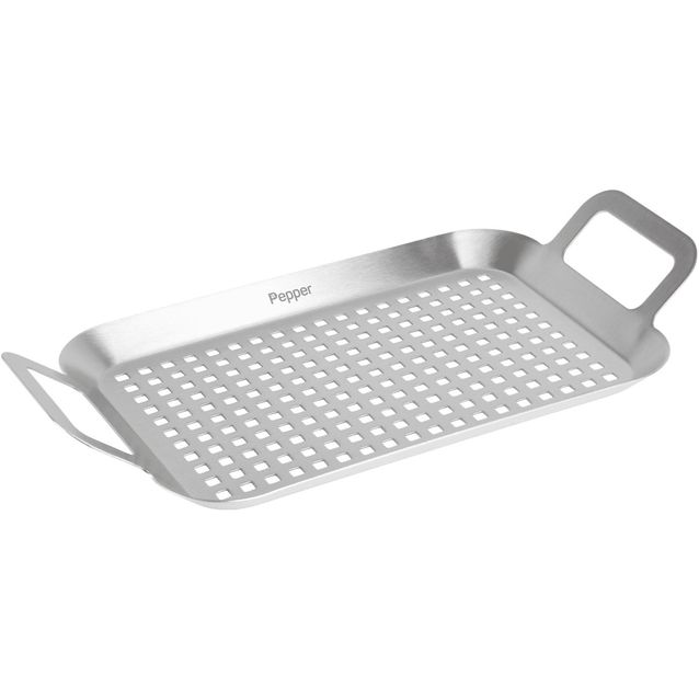 Grillialusta Pepper, 35x19x5cm, ruostumaton teräs