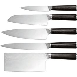 Veitsisetti Pepper, 5 osaa