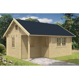 Pihamökki Tene Pertti makuuparvella, 70mm, 21m²