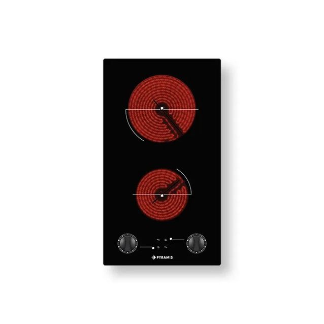 Keraaminen liesitaso Pyramis PHC31233FMB, 29cm, musta