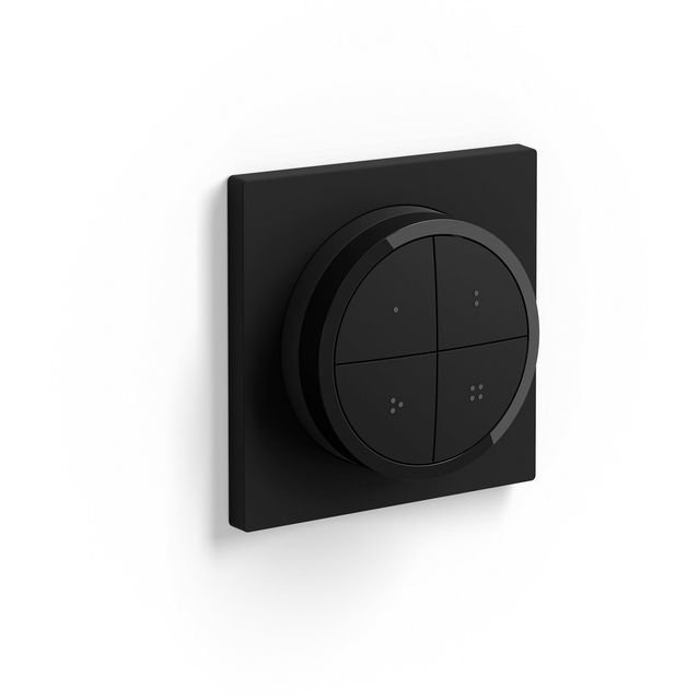 Langaton valokytkin Philips Hue Tap Dial Switch himmennin musta