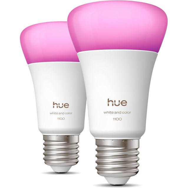 Älylamppu Philips Hue White and Color Ambiance E27 A60 himmennettävä 2kpl