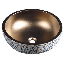 Malja-allas Interia Priori Ø410 mm, sininen/kulta