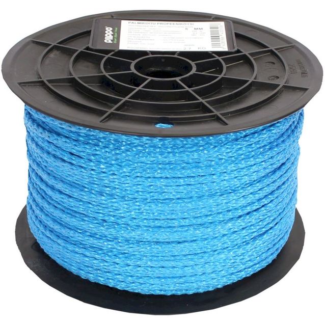 Köysikela Piippo palmikoitu polypropeeniköysi 5mm x 220m