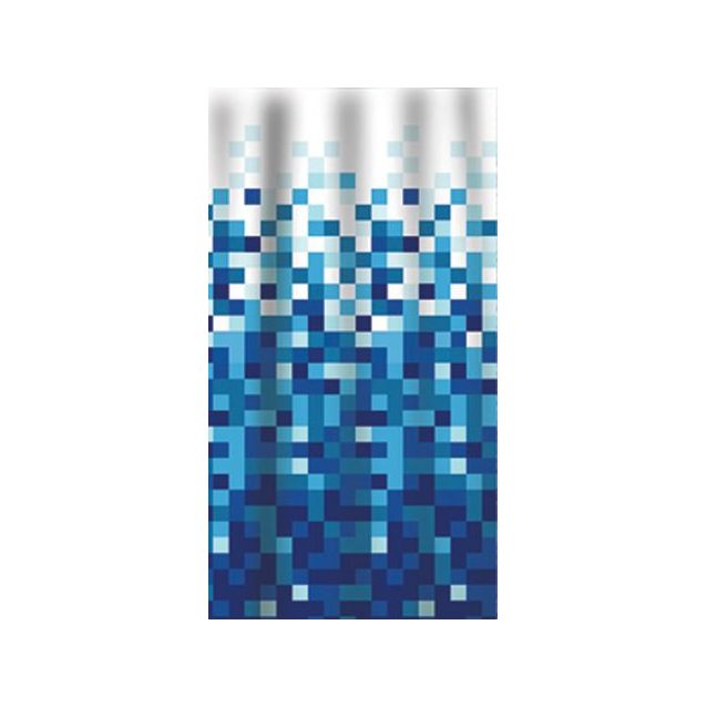 Suihkuverho Duschy Pixlar 180x200 cm sininen