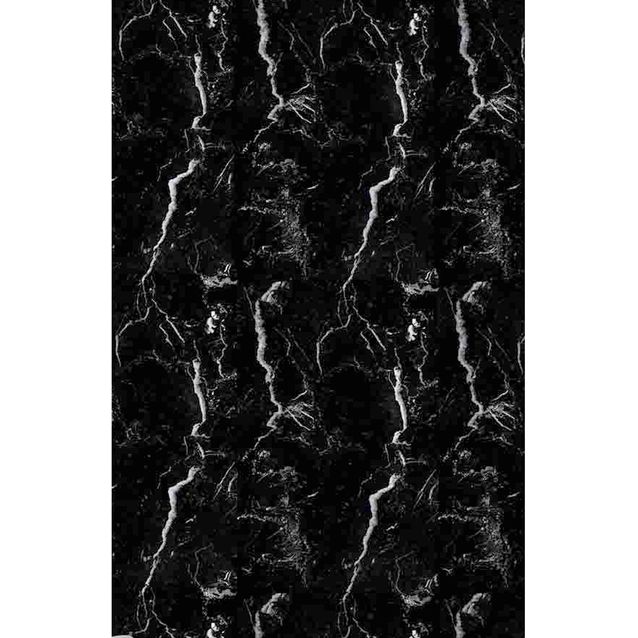 Suihkuverho Duschy marmori 180x200 cm musta