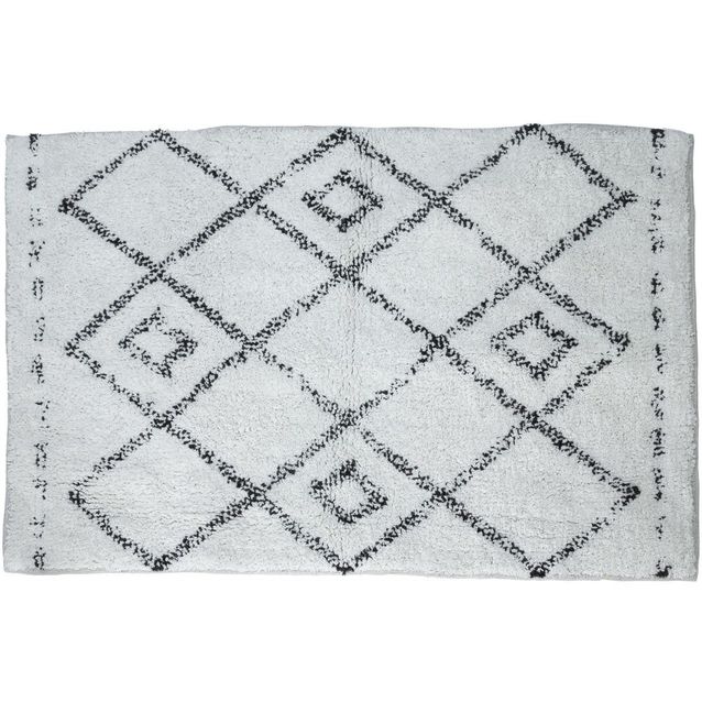 Kylpyhuonematto Duschy Borås 60x90cm vaalea