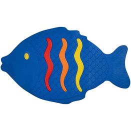 Liukuestematto Duschy Fisk 67x40cm sininen