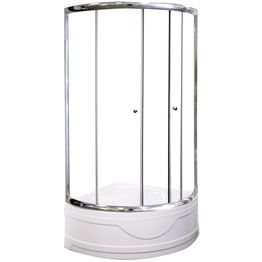 Suihkukaappi Duschy 982-00 korkea allas 90x90 cm