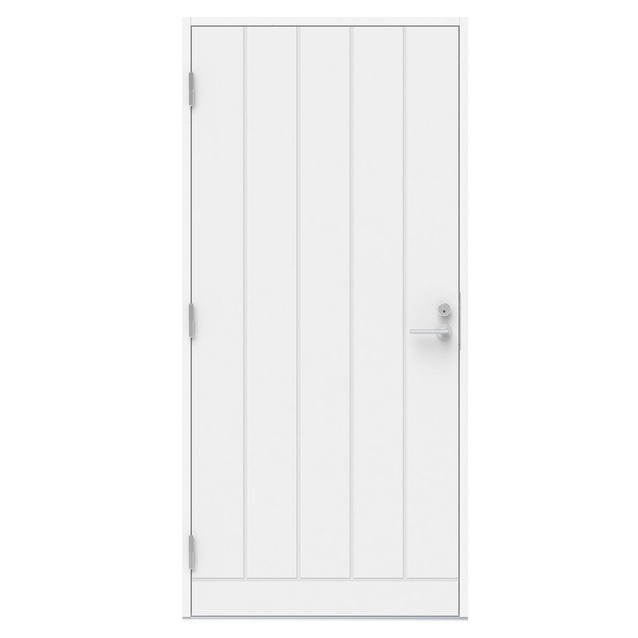 Ulko-ovi Pihla Vieno S24, 9-10x21, valkoinen