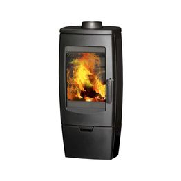 Valurautatakka Plamen Gala, 160m³, 8 kW, musta