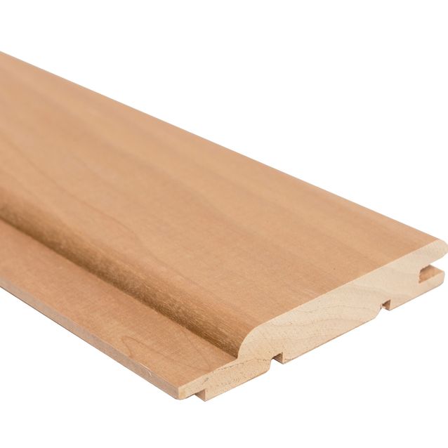 Saunapaneeli Wicco STP haapa 15x90x2400 mm lämpökäsitelty 6 kpl/pkt