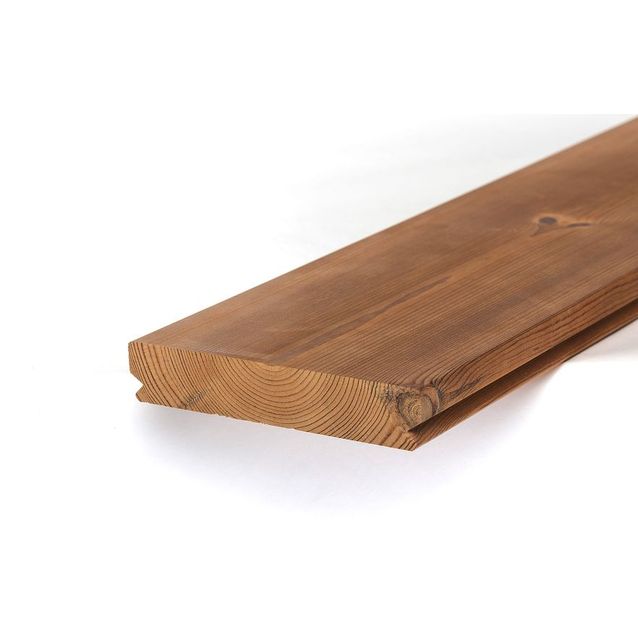 Terassilauta Lunawood ProFix 2 SHP, 26x140mm, mänty, Thermo-D lämpökäsitelty