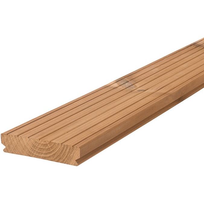 Terassilauta Lunawood ProFix 2 URA SHP 26x117x4500mm mänty Thermo-D lämpökäsitelty