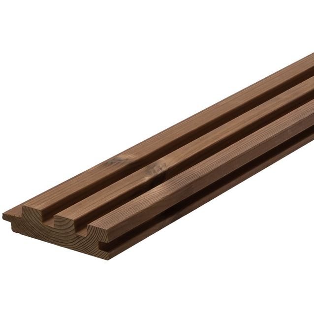 Valeurapaneeli Lunawood TRIO, 26x92mm, mänty, Thermo-D lämpökäsitelty