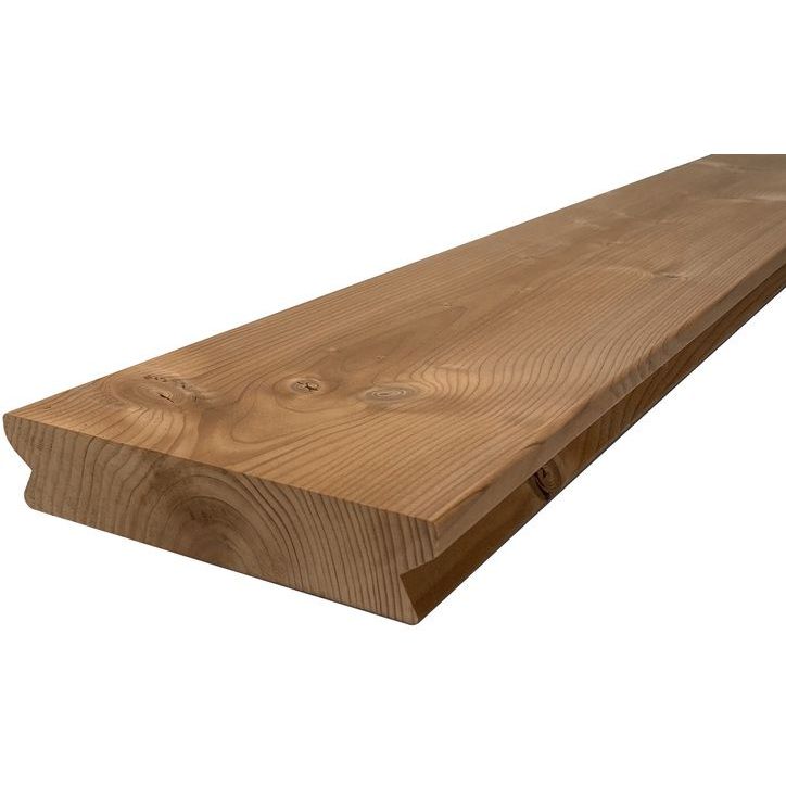 Terassilauta Lunawood Profix 3 SHP 32x166x4200mm kuusi Thermo-D lämpökäsitelty harjattu