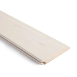 Sisustuspaneeli Jokiwood STP 14x120mm, kuusi, valkolakattu, päätypontattu