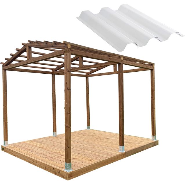 Pergola PatioN°rd Harju, 3x3m, valokatteella