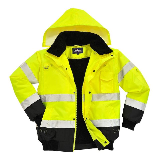 Bombertakki Portwest C465 Hi-Vis 300D keltainen/musta