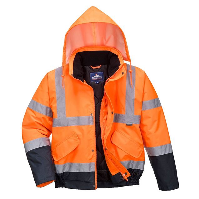 Bombertakki Portwest S266 300D oranssi/sininen