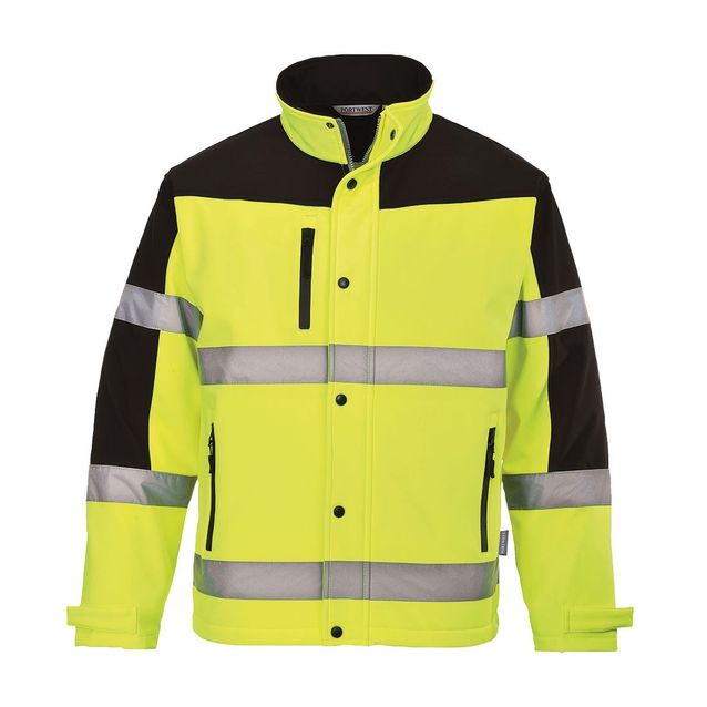 Softshell-huomiotakki Portwest S429 3L keltainen