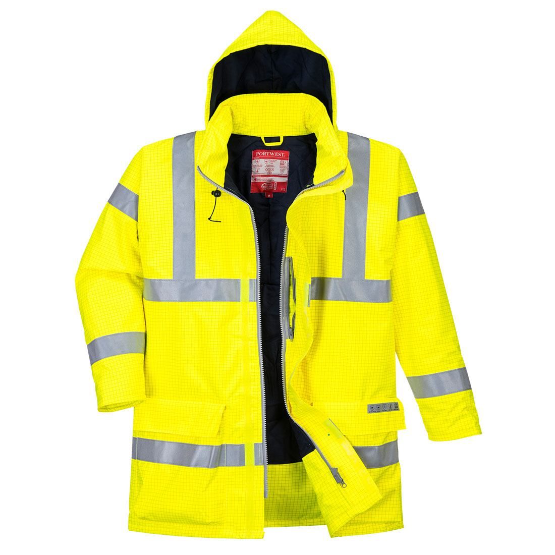 Huomiosadetakki Portwest S778 Bizflame Rain keltainen koko XL