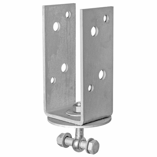 Ruuvipaalun U-kenkä 100 mm pystypilarille