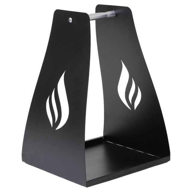 Puunkantoteline PP-Tuote Lieska musta