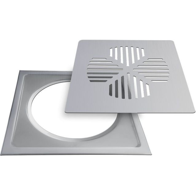 Lattiakaivon kansi PP-Tuote Design Neliö Apila RST 197 x 197 mm