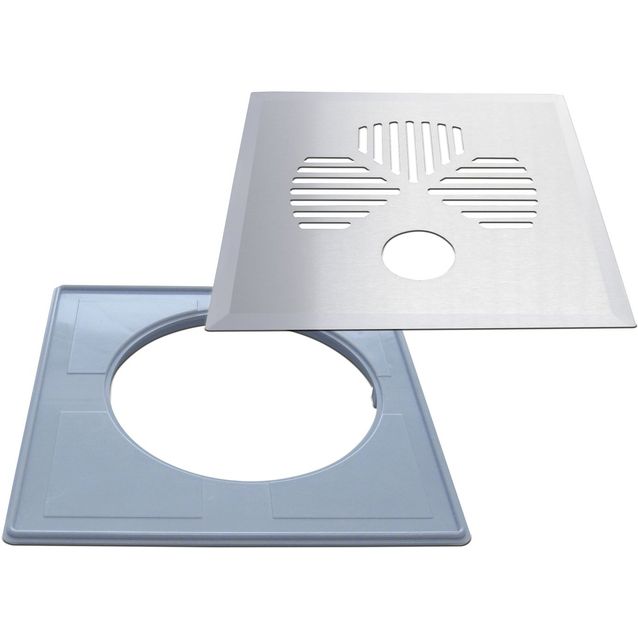 Lattiakaivon kansi PP-Tuote Apila putkelle RST epäkesko asennuskehyksellä 197 x 197 mm