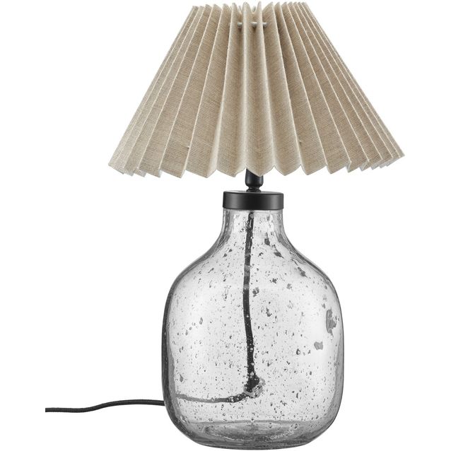 Pöytävalaisin PR Home Groove, 38cm, kirkas/natural