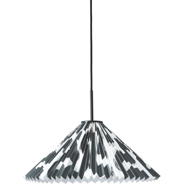 Riippuvalaisin PR Home Polly Ø45 cm mustavalkoinen