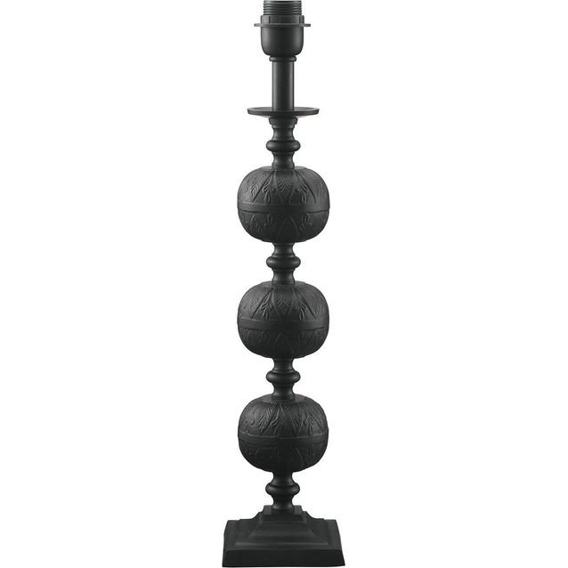 Lampunjalka PR Home Flory 57 cm musta