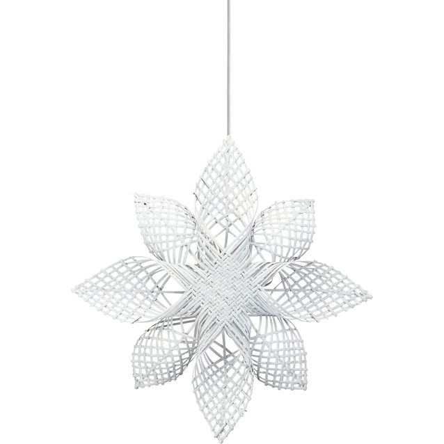 Adventtitähti PR Home Anna Star, E27, Ø68cm, valkoinen
