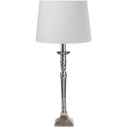 Pöytävalaisin PR Home Salong, 55cm, antiikkihopea/luonnonvalkoinen