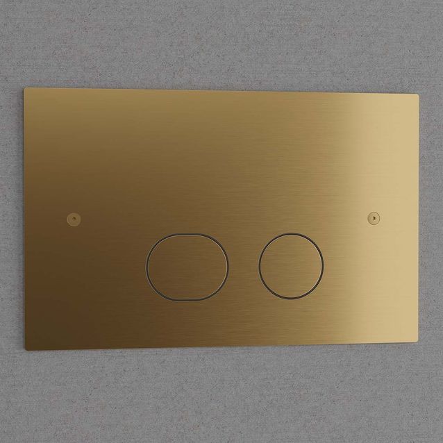 Huuhtelupainike Scandtap Steel Style Sand kulta