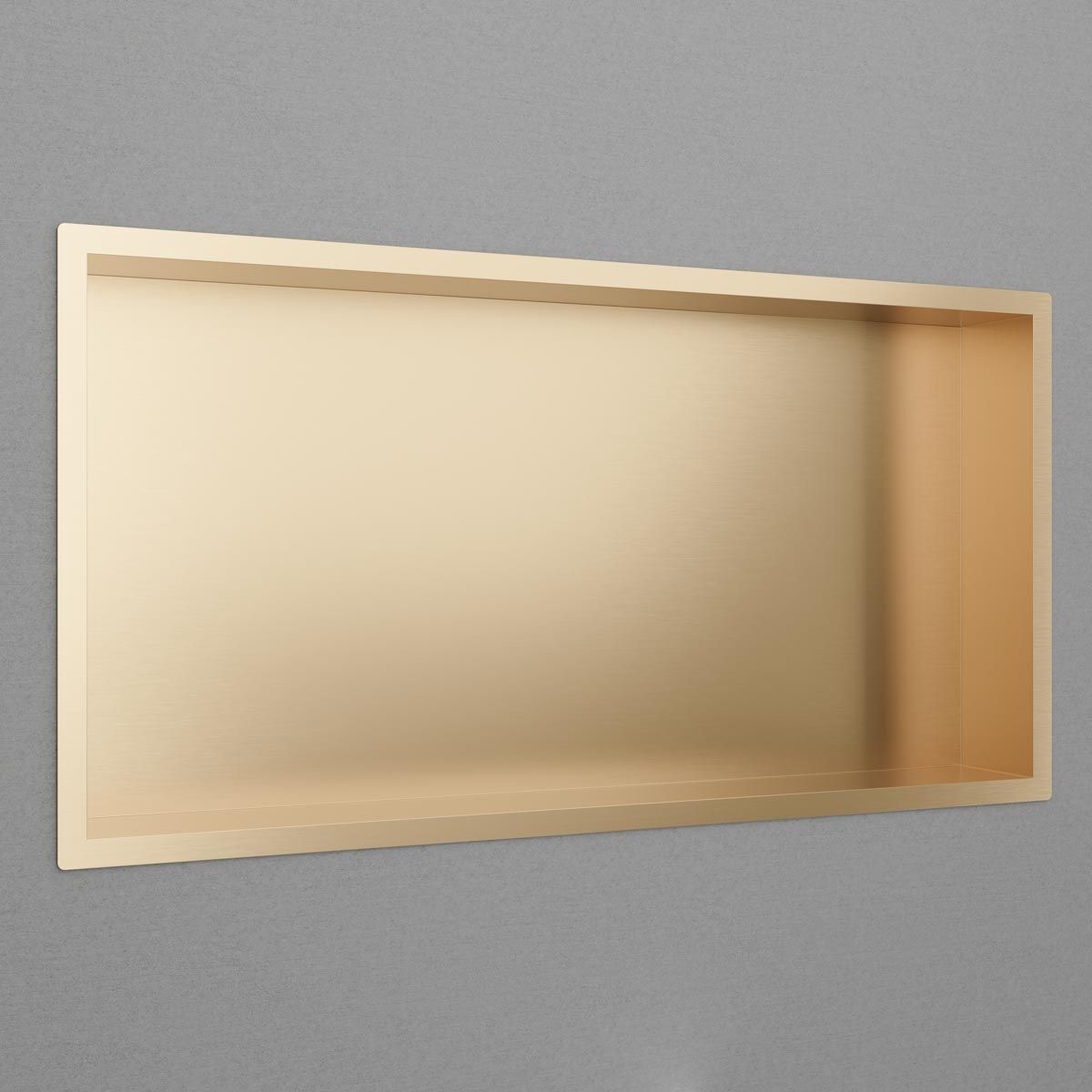 Seinähylly syvennykseen Scandtap Style 600 Sand, messinki