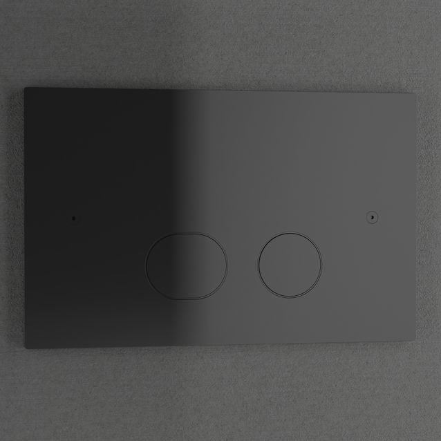 Huuhtelupainike Scandtap Style Black, musta