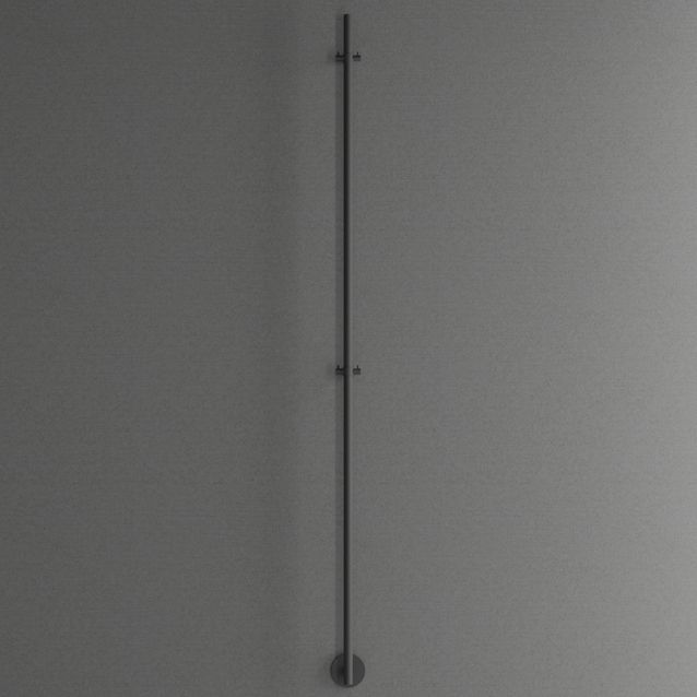 Pyyhekuivain Scandtap Cozied 1 Coal, musta