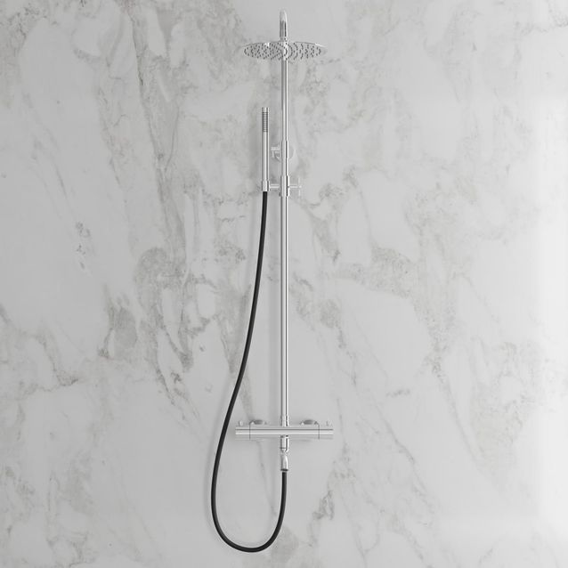 Sadesuihkusetti Scandtap Pleasure 3 Classic, ruostumaton teräs