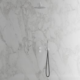 Sadesuihkusetti Scandtap Harmonized 2x Classic, piiloasennettava, ruostumaton teräs