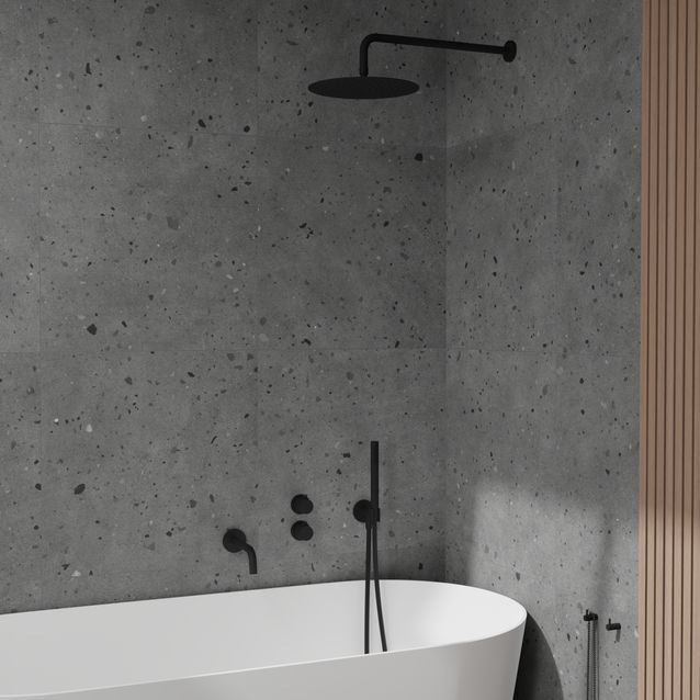 Sadesuihkusetti Scandtap Harmonized 3X juoksuputkella piiloasennus eri värejä