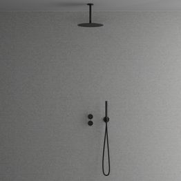 Sadesuihkusetti Scandtap Harmonized 2z Black, piiloasennettava, musta