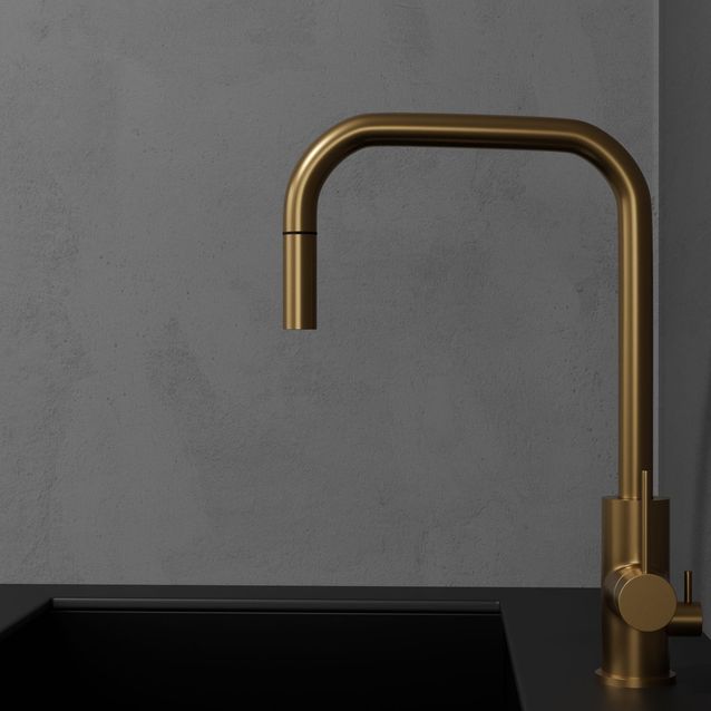 Keittiöhana Scandtap Steel Accent Square Sand D