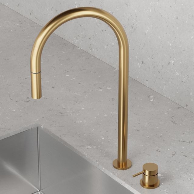 Keittiöhana Scandtap Steel Harmonized K2P Sand