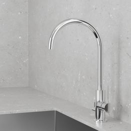 Keittiöhana Scandtap Equip D Classic, APK-liitäntä, ruostumaton teräs