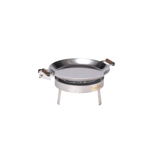 Paellasetti GrillSymbol PRO-460-INOX Ø 46 cm D-300 kaasupoltin säädinletkusetti teräs