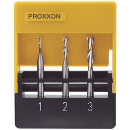 Jyrsinteräsarja Proxxon 1/2/3mm 3kpl